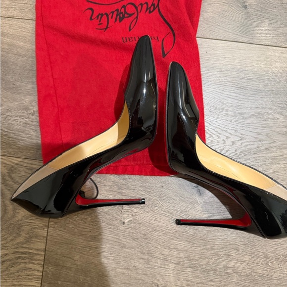 Christian Louboutin Black Patent Heels - Picture 6 of 10